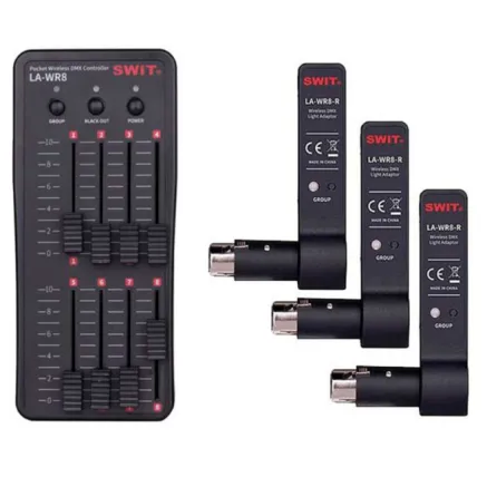Swit LA-WR8 Tx+3Rx Комплект Беспроводного DMX Контроллера