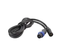 Swit PA-703 3-pin XLR male to SPEAKON-NL4FX Cable 2mSwit PA-703 3-pin XLR male to SPEAKON-NL4FX Cable 2m