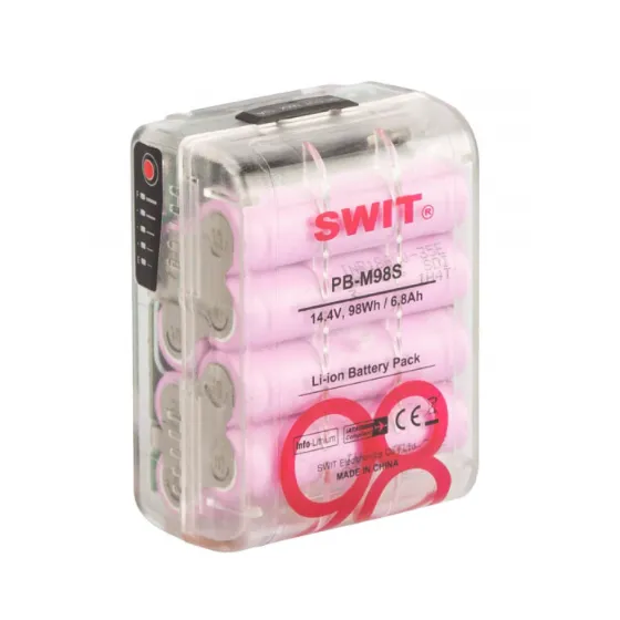 Swit PB-M98SE Caurspīdīgs 98Wh Kabatas Mini Akumulators V-Mount