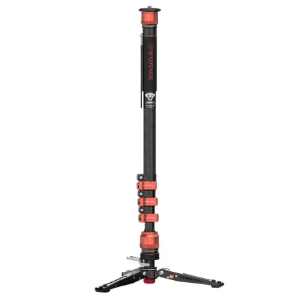 iFootage Cobra 3 Oglekļa šiedras Flip lock Pedāļu Monopods CB3 C180F-P