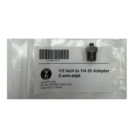 Zacuto 1/2 līdz 1/4 20 adapteris Z-ARM-ADPT