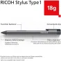 RICOH Monitor Stylus Pen Type 1 - Lightweight, Wacom AES2.0 sensor, 4096 pressure 