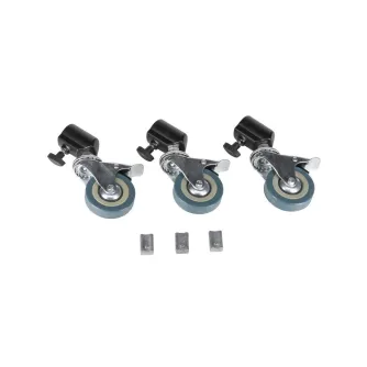 Аксессуары штативов - Quadralite Wheels for studio stands - купить сегодня в магазине Master Foto и с доставкой