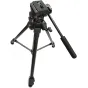 Benro T980 hybrid tripod with fluid video head, extended center column, and quick-release plate for DSLR, mirrorless cameras, and smartphones