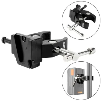 Tripod Accessories - MITOYA V-CLAMP - Durable aluminum clamp with V-Mount, 3 kg load capacity - buy today in Master Foto store and with delivery