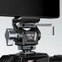 Ulanzi C082 Adjustable Damping Ball Head mounted on a camera - features a silver knob, hex key adjustment, and non-slip rubber pad, made of durable aluminum alloy.