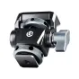Ulanzi C082 Adjustable Damping Ball Head, featuring a compact and durable aluminum alloy construction with textured adjustment knobs and a flat knob for precise control.