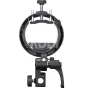 Godox S3 Speedlite Bracket Bowens Mount - compact flash bracket with adjustable clamp, silicone pad grip, and tripod mount for versatile lighting setups