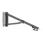 Neewer ST-WM130 regulējams stūru montējamais stiebra krūts ar 1/4 un 3/8 colu gareniskā montēšanas šuvi, paredzēts studiju apgaismojumam un fotoaprīkojumam.