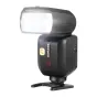 Neewer Z880-N professional flash with lithium battery, front view showing swivel head, internal reflector, and LCD control panel