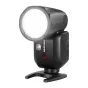 Neewer Z2PRO-S Speedlite flash for Sony cameras with swivel head and wireless TTL control, shown from the side with a large diffused reflector and compact design