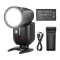 Neewer Z2-N TTL Speedlite Flash for Nikon with full kit: flash unit, rechargeable Li-ion battery, USB Type-C cable, mini tripod stand, and protective pouch
