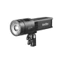 Godox RS100R RGB LED gaismas ar S montāžu, kompakts dizains, 28 600 luksiem, regulējams krāsu temperatūras diapazons 1800K-10 000K, uz fiksējošās stāves, kas nodrošina mobilitāti.