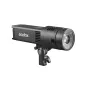 Компактный RGB LED-свет Godox RS100R с креплением S-mount, вид спереди с диффузором и вентиляционными отверстиями