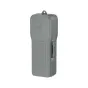 JJC PC OP4 gray protective case for DJI Osmo Pocket 4/3 featuring an ergonomic latch and textured ABS design