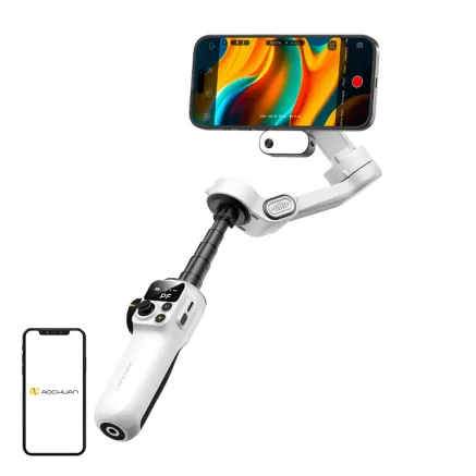 AOCHUAN P2 Gimbal White 3-axis stabilization 67 hours runtime