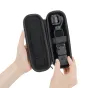 JJC HSCC OP4 melns aizsargājošs korpuss DJI Osmo Pocket 4/3 ar kameru un 1/4” rokturi iekšpusē, ar pastiprinātu EVA čaulu un mīkstu flaneli