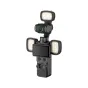 JJC LED OP4K3 three-piece LED light kit with magnetic mounts for DJI Osmo Pocket 4, featuring adjustable brightness and USB-C charging ports.