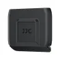 JJC HC CII ABS hot shoe cover for Canon cameras - black protective cap with snug fit design, shields from impacts, moisture, and oxidation