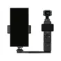 JJC HG UN1 phone mount kit with cold shoe extension for DJI Osmo Pocket, featuring modular ball head and aluminum bracket for dual-device setup