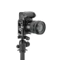Крепление 3 Legged Thing Paige QD L для Panasonic Lumix S5 II/S5 IIX/G9 II, установленное на штативе с быстрозажимной пластиной, изготовленное из магниевого сплава с совместимостью QD-разъема.