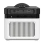 Magcubic HY450 projector rear view showcasing USB, HDMI, and audio ports for versatile connectivity in a compact design