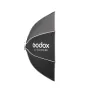 GODOX UL-Octa BOX 90 mīkstais skārnis melnā audumā ar rāvējslēdzēju ātrai uzstādīšanai un daudzveidīgām gaismas formām fotografēšanai.