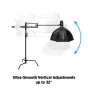 Westcott Easy Boom 28-inch extension arm with softbox for studio lighting, smooth vertical adjustments up to 32 inches, 360-degree rotation for precise light positioning