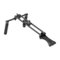 Neewer SR004 universālais pleca stabilizators ar ergonomiskajām rokturiem un regulējamu šķērsstieni DSLR un bezspoguļu kamerām, sānu skats