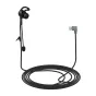 Наушники EJEAS HIFI-R7 с разъёмом Type-C, 130 см скрученный кабель и компактный микрофон для надёжной связи на спортивных мероприятиях.