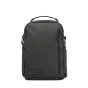 WANDRD PRVKE 21L black weather-resistant backpack with zip closure and customizable front pocket