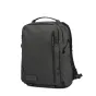 WANDRD PRVKE 21 Zip Bag in black, weather-resistant with customizable layout, featuring a front pocket and multiple compartments.