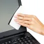 JJC CL W16 moist cleaning wipe for delicate surfaces like laptop screens, individually wrapped for freshness and easy portability