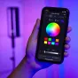Godox LC500R MINI RGB LED gaismas, ko vada viedtālruņa lietotne ar krāsu riteni un intensitātes iestatījumiem