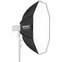 Westcott ClickBox Octa 42 softbox with Bowens S mount for professional photography lighting, featuring a silver reflective interior and quick setup frame