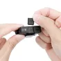 JJC HC DMN aukstā pēda adapteris DJI Mic Mini ar fiksēšanas pogu un 1/4" 20 vītni kameru montāžai