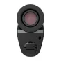 Mileseey IONJET2 hunting binoculars rangefinder top view featuring a red lens filter and an OPEN button for quick access
