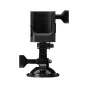 JJC SCM OP3 suction cup mount with cold shoe adapter for DJI Pocket 3 camera – flexible extension arm and strong suction base for stable mounting on smooth surfaces