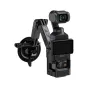 JJC SCM OP3 suction cup mount with DJI Osmo Pocket 3 camera adapter, featuring cold shoe mount, flexible dual-arm extension, and strong suction base for stable mounting on smooth surfaces