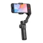 AOČUAN X2 Standarta gimbals ar smartafonu, demonstrējot 3 ass stabilizāciju un izplešamo roku gludām video uzņemšanām un dinamiskām kadriem