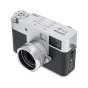 Серебряный козырек объектива JJC LH JXHF для фотоаппаратов Fujifilm X с матовой поверхностью, установленный на объектив для защиты от постороннего света