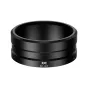 Алюминиевый адаптер объектива JJC AR-GR4 для камер Ricoh GR IV - прочный черный адаптер с накатанной поверхностью и совместимостью с фильтрами 49 мм