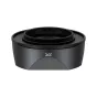 JJC LH JXF23M2 melna Fujifilm XF 23mm un 27mm objektīvu aizsargkāpa ar magnētisko fiksāciju un matētu iekšējo apdari, lai samazinātu gaismas atspīdēšanu