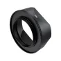 JJC LH JXF23M2 black lens hood for Fujifilm XF 23mm & 27mm lenses featuring a ribbed texture and magnetic attachment with a matte interior.