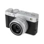 JJC LH JXF23M2 silver lens hood for Fujifilm X-series camera, preventing stray light and flare for clear photography