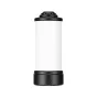 JJC LED 3DC 360 PanoramaFill Light front view with a black top cap, transparent body, and a single button control for versatile lighting.
