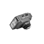 Компактная вспышка Viltrox Flash Spark Z3 C серого цвета для монтажа на камеру с встроенным диффузором и креплением под горячий башмак, вид сбоку