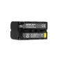 Nitecore NP F750 5200mAh 38.5Wh akumulatora pakete Sony kamerām, ar detalizētu priekšējo skatu, specifikācijām, drošības brīdinājumiem un pārstrādes simbolu.