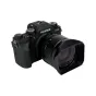 Fujifilm XF 56mm f/1.2 R WR objektīvs ar JJC LH JXF56F12R melna matēta finiša objektīva vāciņu, kas samazina spīdumu un aizsargā objektīvu no nevēlamas gaismas