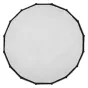 Godox QR P150T 150cm parabolic softbox with Bowens mount - quick release frame, top view, 16-ribbed design